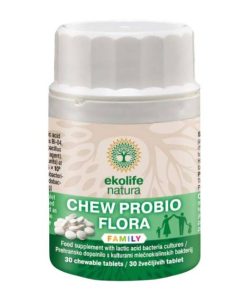 [IT]Chew probio flora - probiotici masticabili - 30 tabs